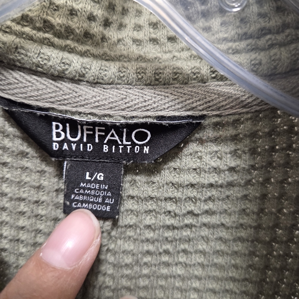 Buffalo David Bitton Waffle Knit Pullover Sweater Women Cozy Casual Top - Picture 5 of 9
